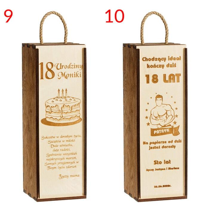 drewniane pudelko na wino wzor 9 10