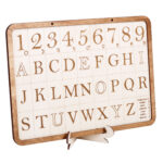 Drewniana tablica numerologiczna - dla amatora i profesjonalisty