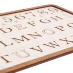 Drewniana tablica numerologiczna - dla amatora i profesjonalisty