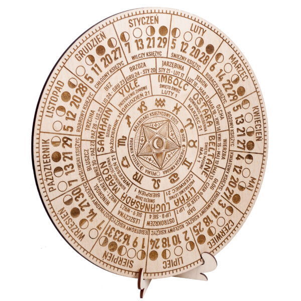 Kalendarz księżycowy na rok 2025 - wersja profesjonalna