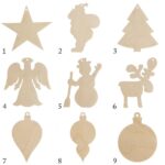 Drewniana bombka do ozdabiania