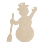 Drewniana bombka do ozdabiania