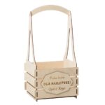 Drewniane nosidło na kwiaty