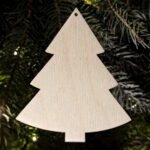 Drewniana bombka do ozdabiania