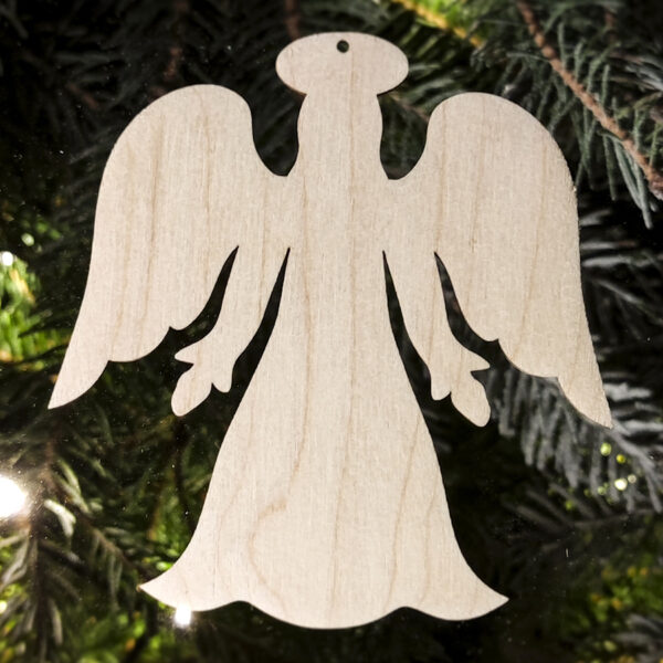 Drewniana bombka do ozdabiania