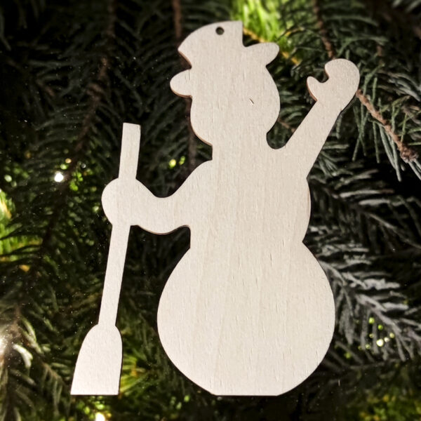 Drewniana bombka do ozdabiania