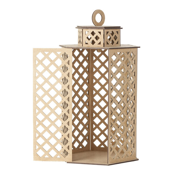 Lampiony dekoracyjne z otwieraną ścianką