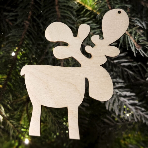 Drewniana bombka do ozdabiania