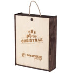 Drewniana skrzynka na prezent dla wspólnika, klienta, pracownika PREMIUM, wersja XL