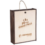 Drewniana skrzynka na prezent dla wspólnika, klienta, pracownika PREMIUM, wersja XL