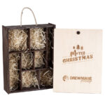 Drewniana skrzynka na prezent dla wspólnika, klienta, pracownika PREMIUM, wersja XL