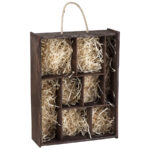 Drewniana skrzynka na prezent dla wspólnika, klienta, pracownika PREMIUM, wersja XL