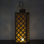 Ażurowe lampiony dekoracyjne z uchwytem