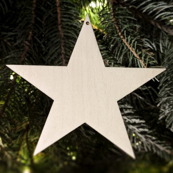 Drewniana bombka do ozdabiania