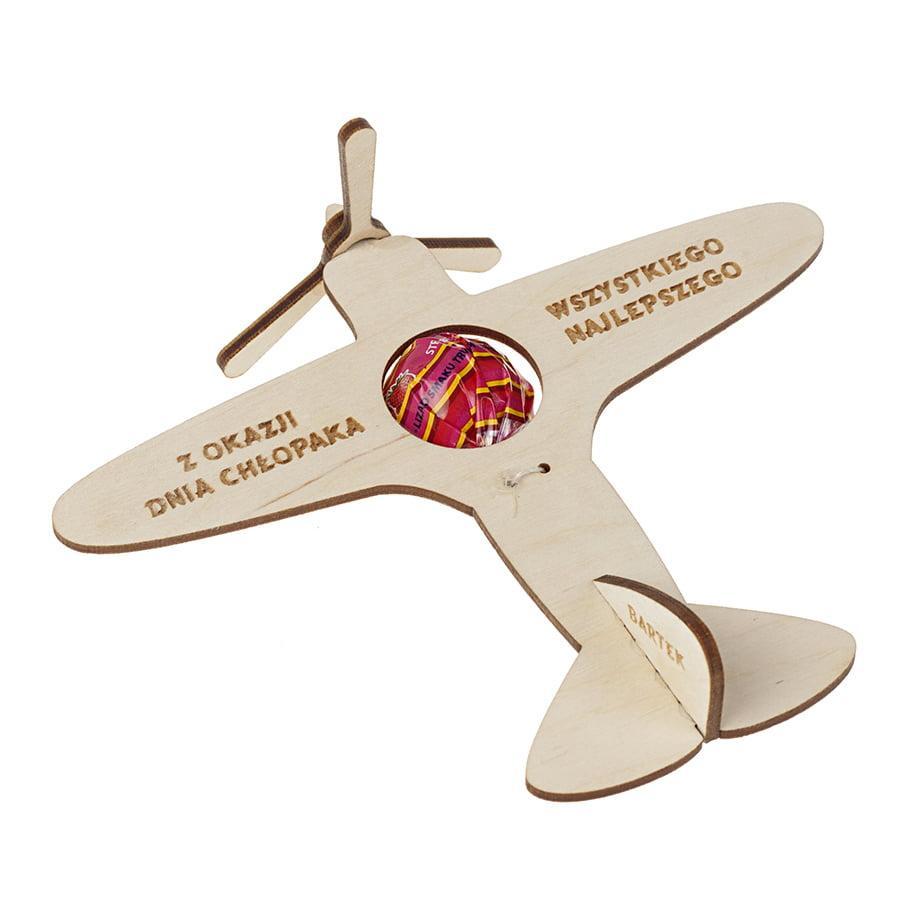 Samolot na lizaka z kręcącym śmigiełkiem i imieniem - obrazek 4