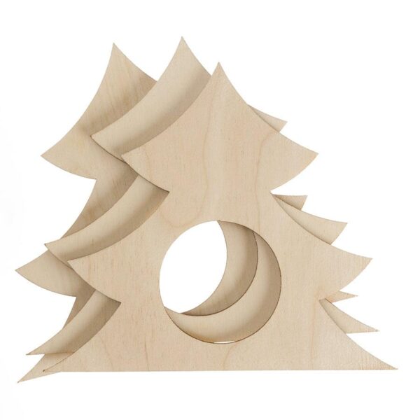 Serwetnik na święta w kształcie choinki