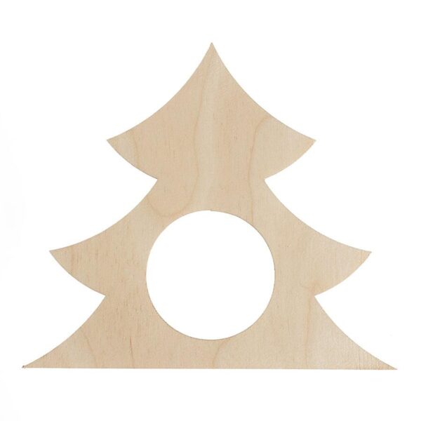 Serwetnik na święta w kształcie choinki